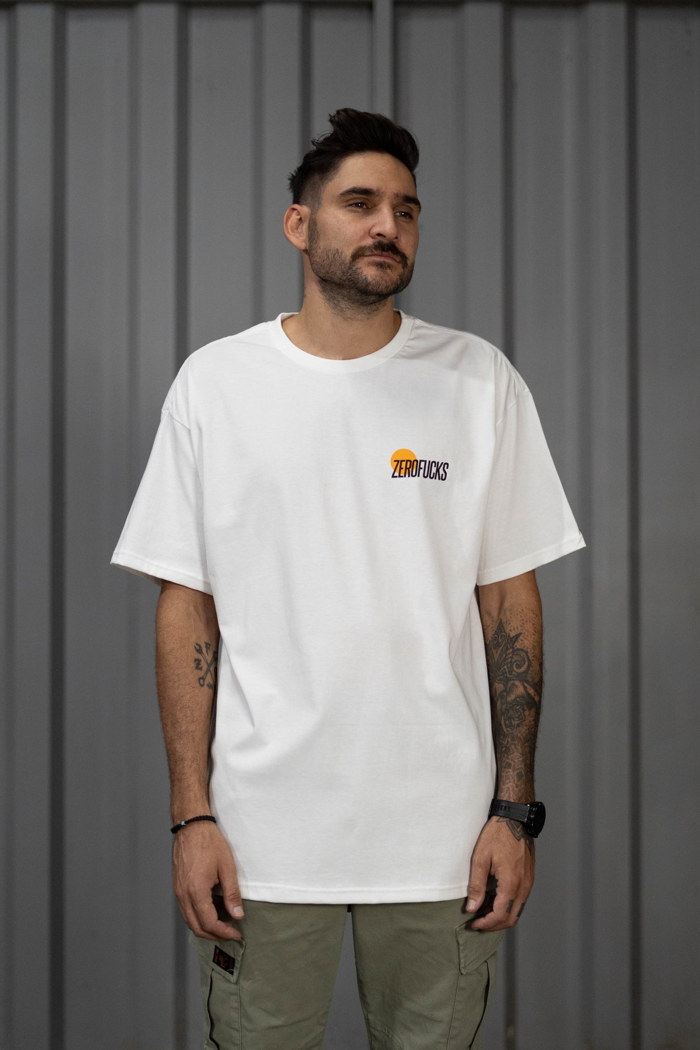 T-shirt Zerofucks - Mountain Orange