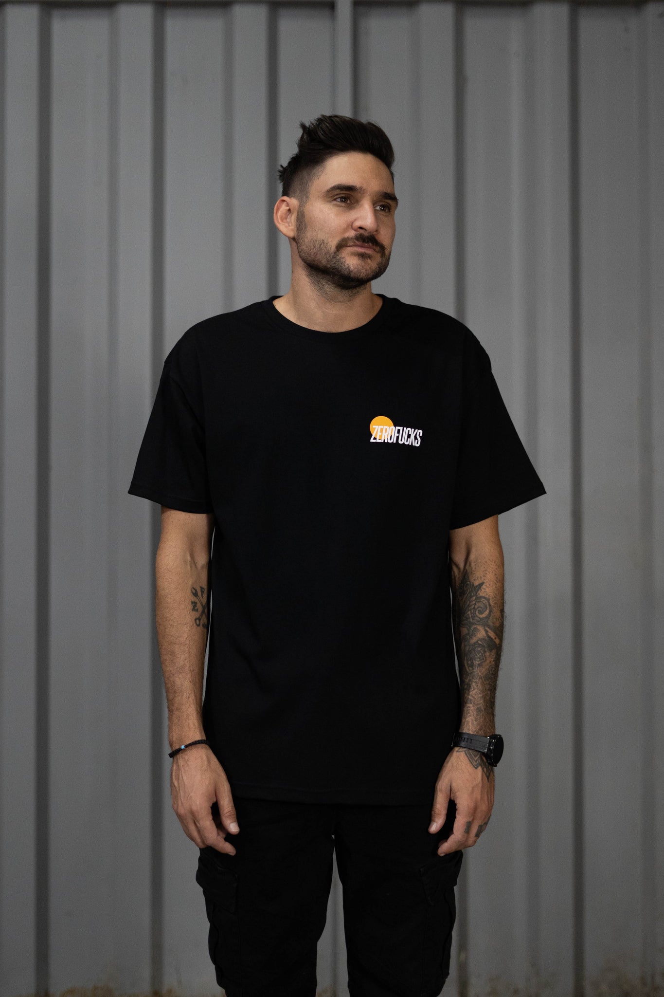 T-shirt Zerofucks - Mountain Orange