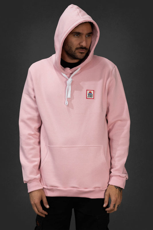 Relaxed Hoodie Mountain Red Patch