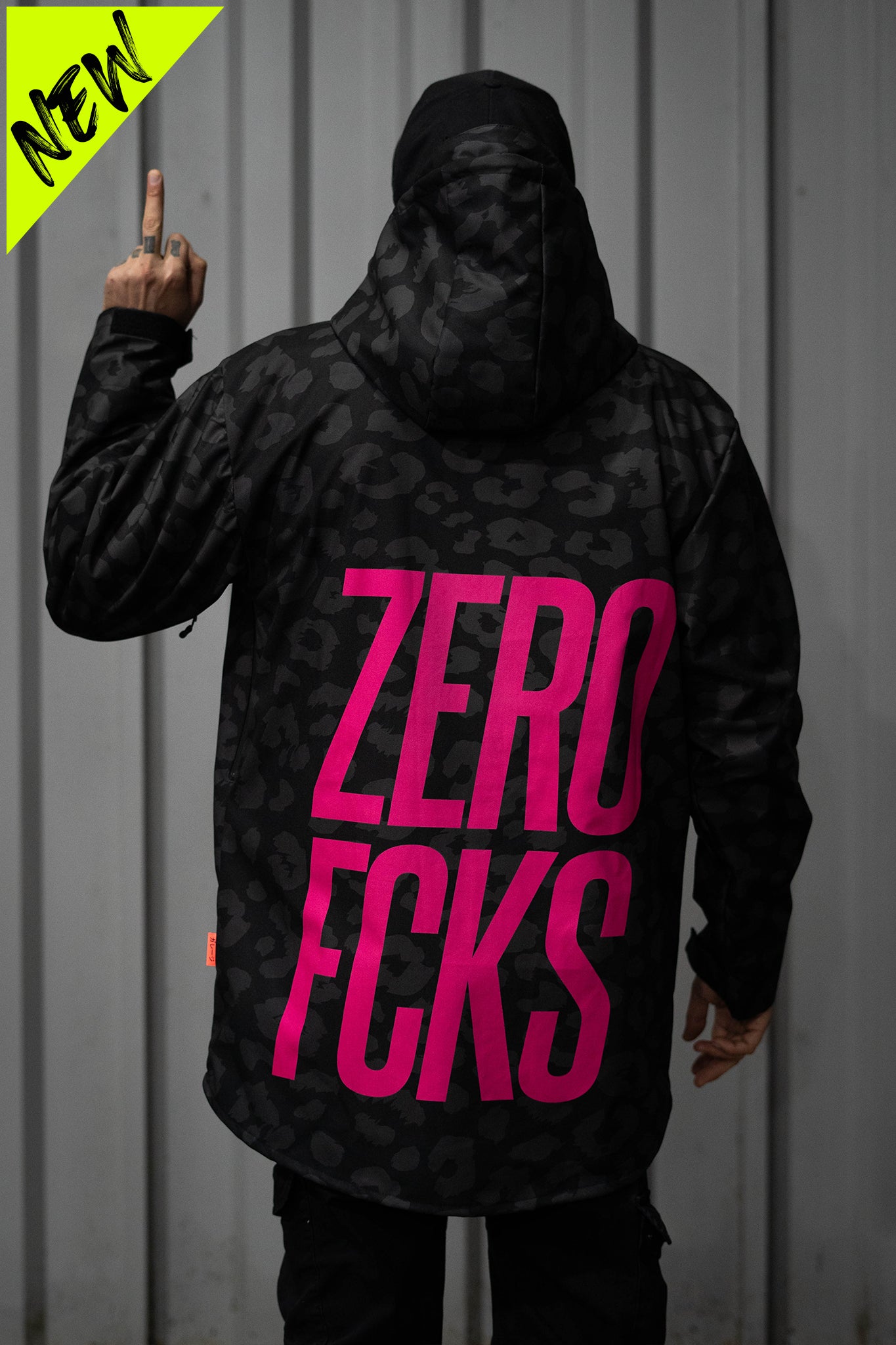 Shell Jacket 10K Zerofcks - Leopard Animal Print