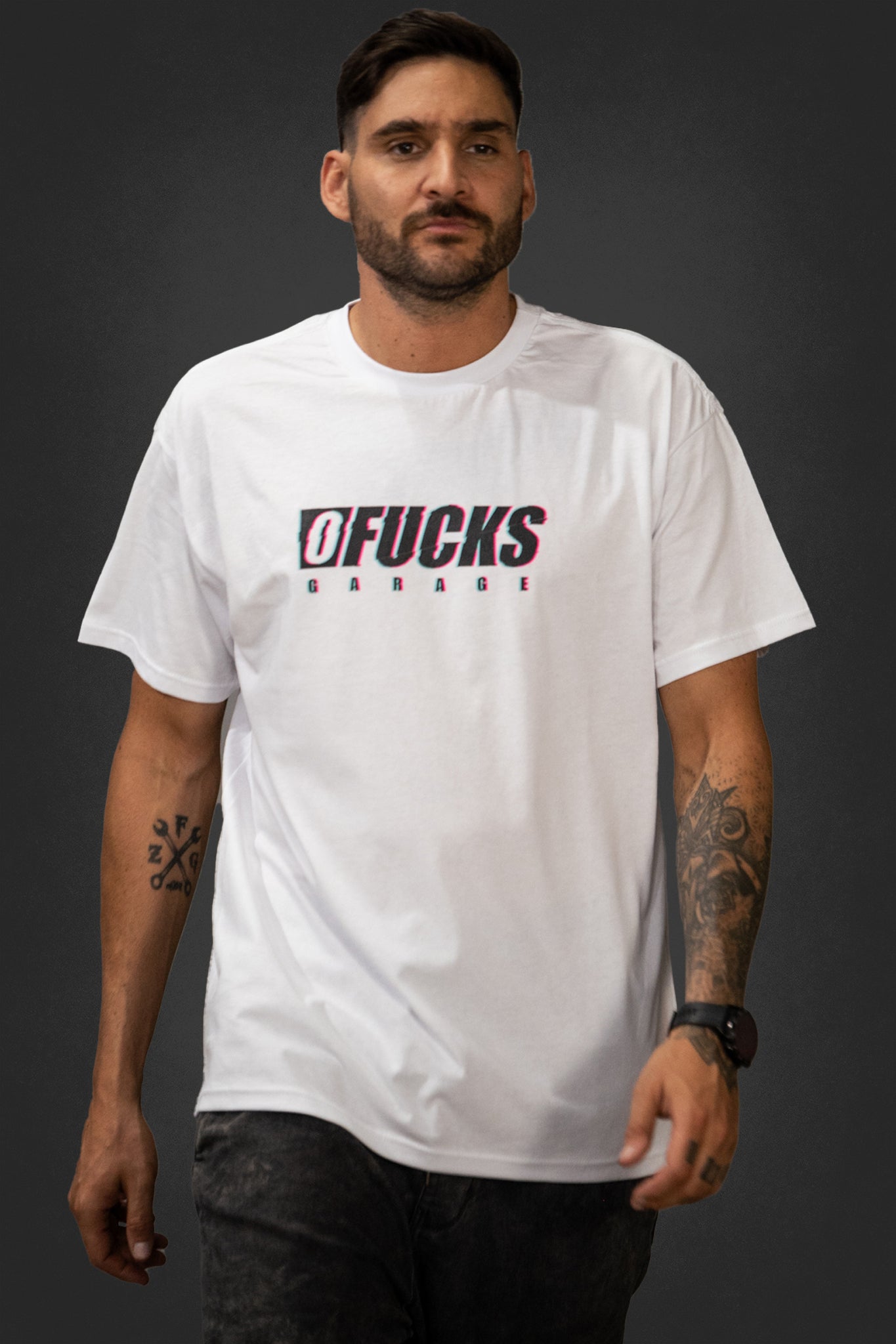 T-shirt 0FUCKS Glitch