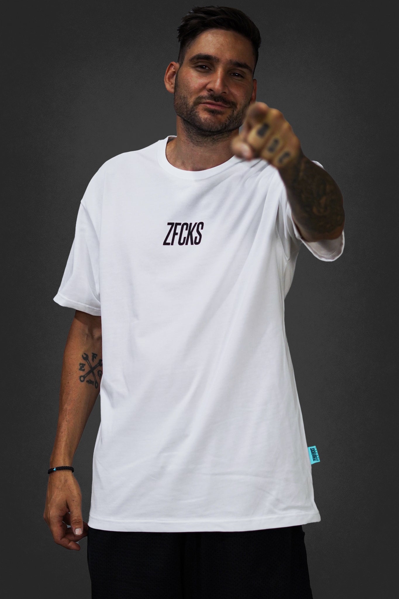 T-shirt Ultra Heavy ZFCKS - Zerofcks Vertical