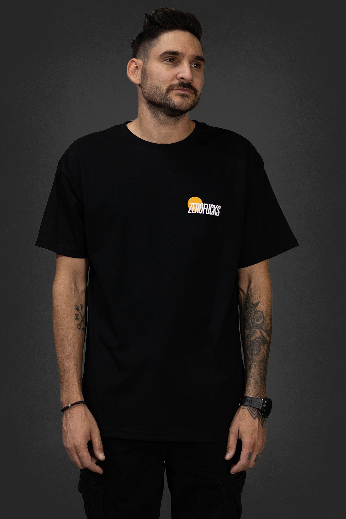 T-shirt Zerofucks - Mountain Orange