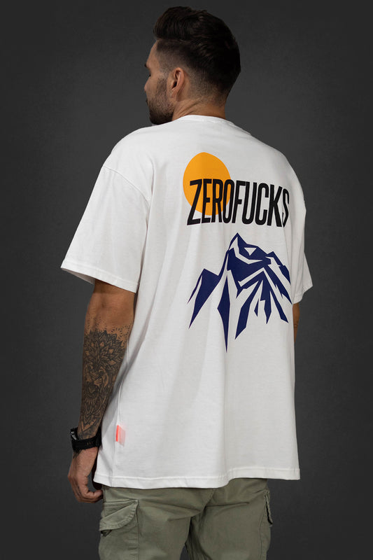 T-shirt Zerofucks - Mountain Orange