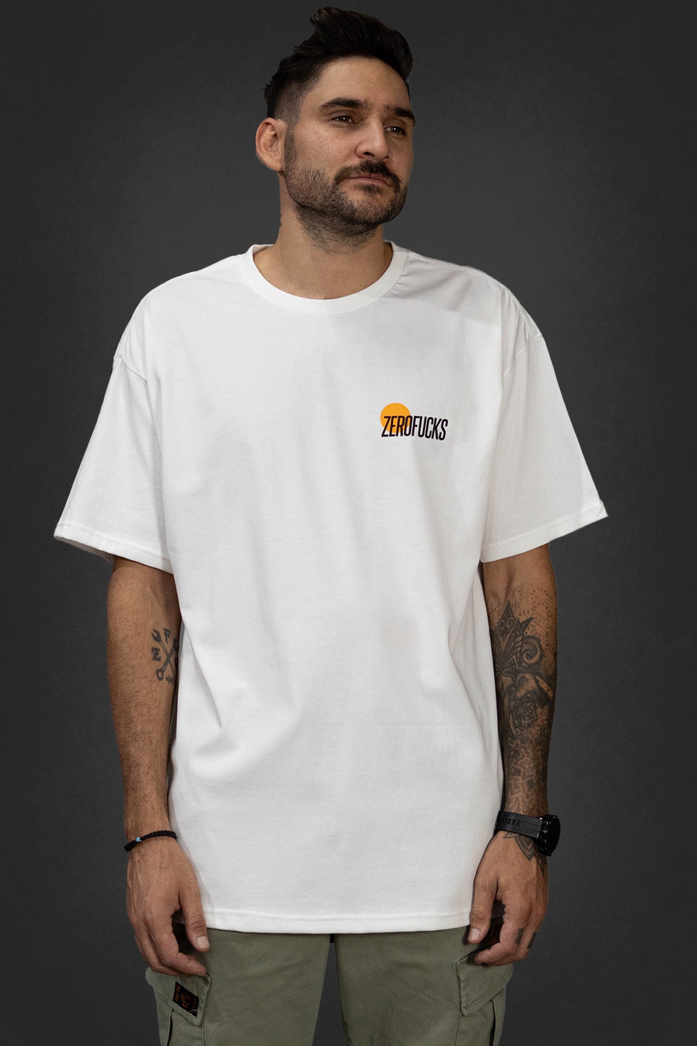 T-shirt Zerofucks - Mountain Orange
