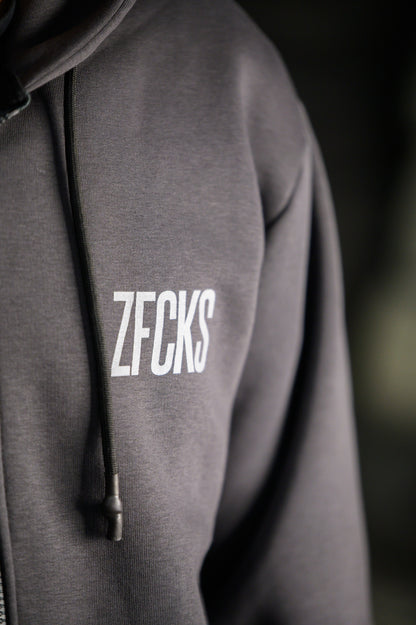 Zip-Hoodie ZFCKS - Zerofcks Vertical