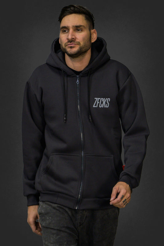 Zip-Hoodie ZFCKS - Zerofcks Vertical