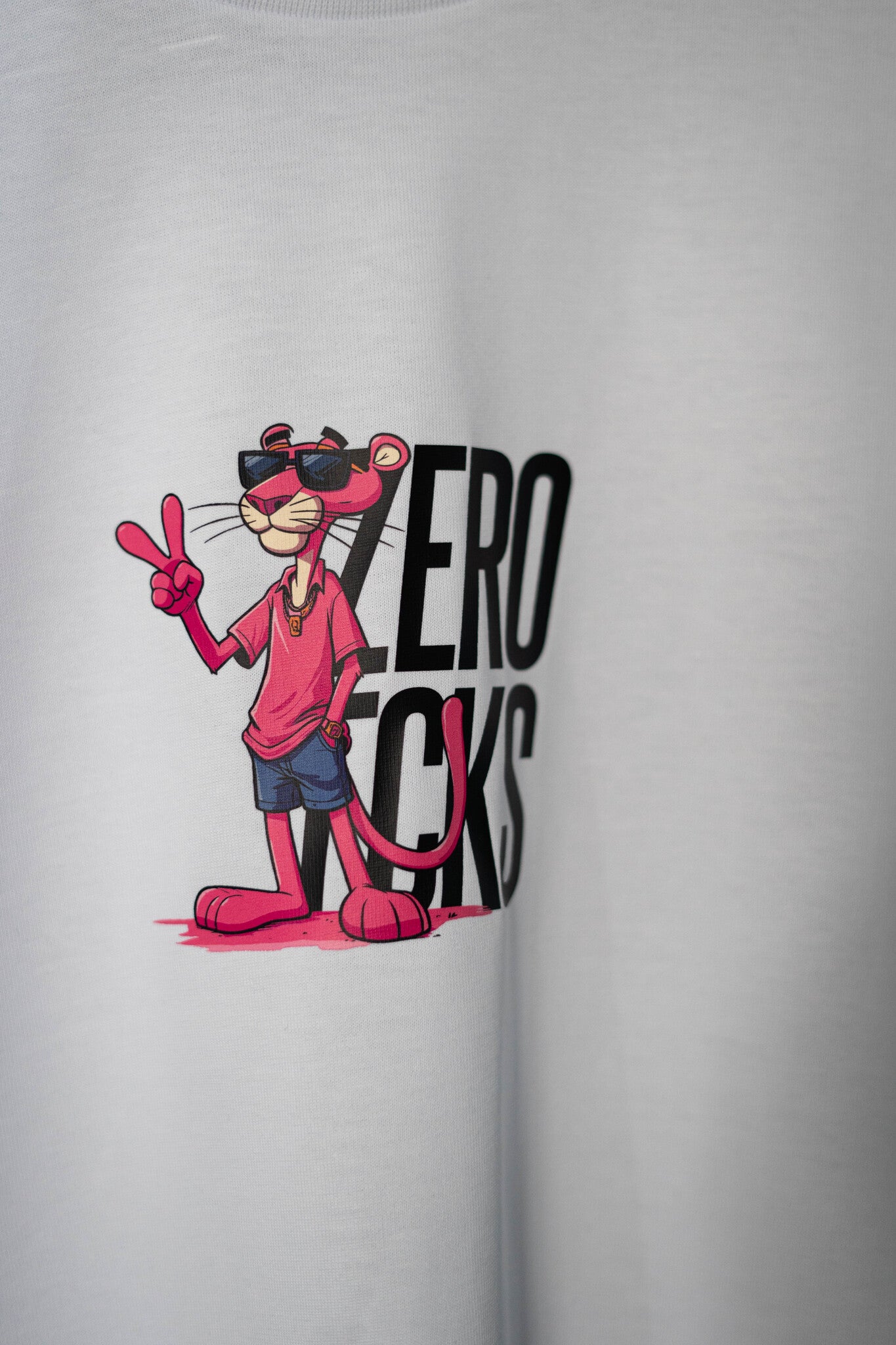 T-shirt Ultra Heavy - Zerofcks X Pnk Panther