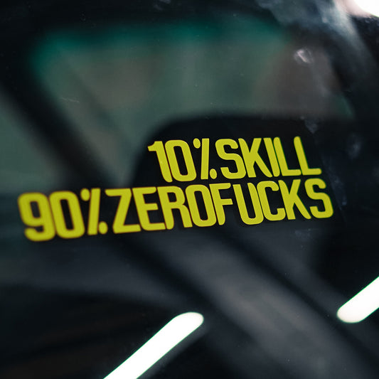 10% Skill 90% Zerofucks Yellow