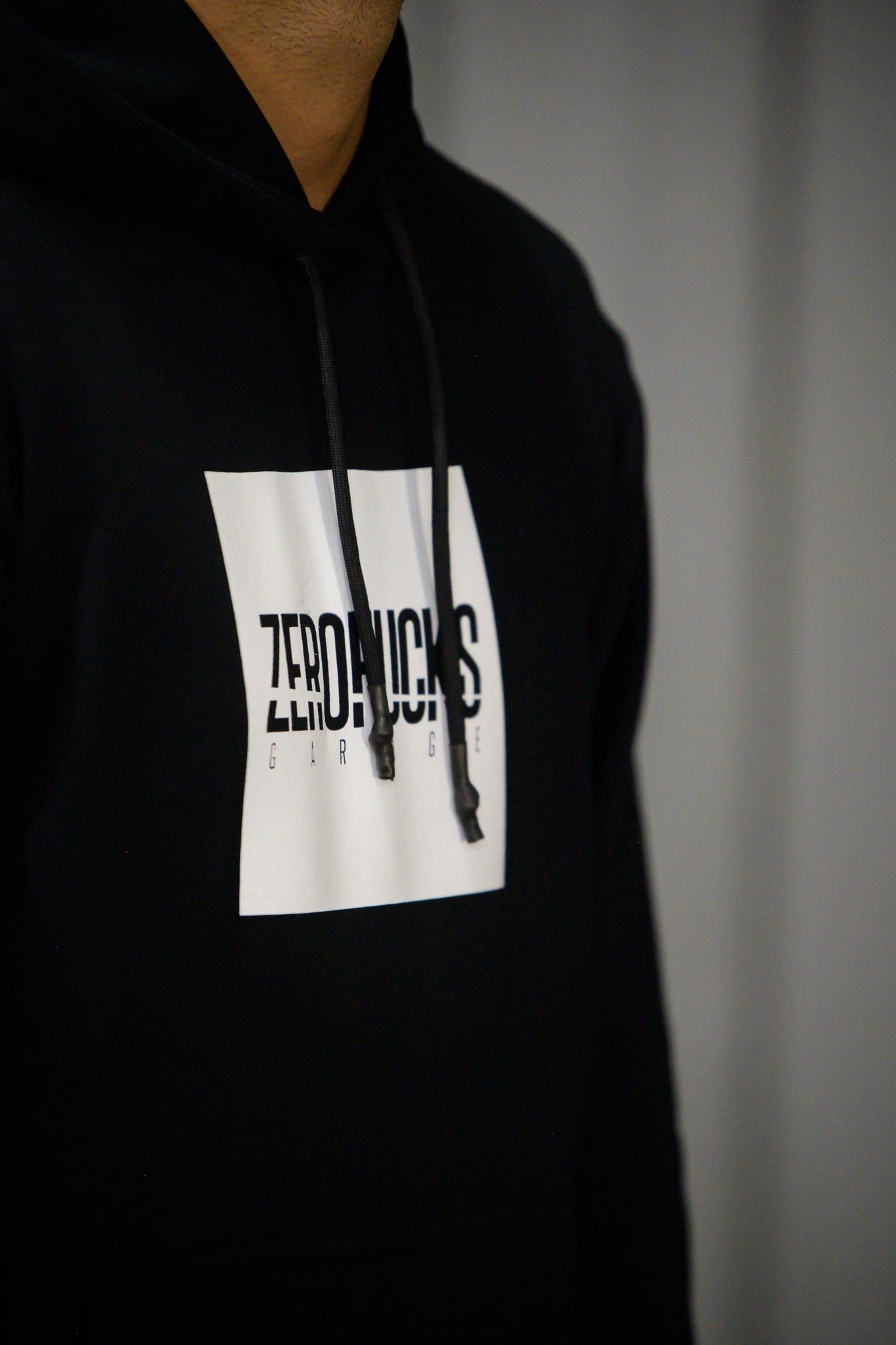 Hoodie Zerofucks Square v2 cl