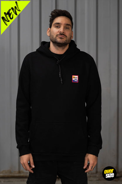 Relaxed Hoodie Mountain Orange Patch