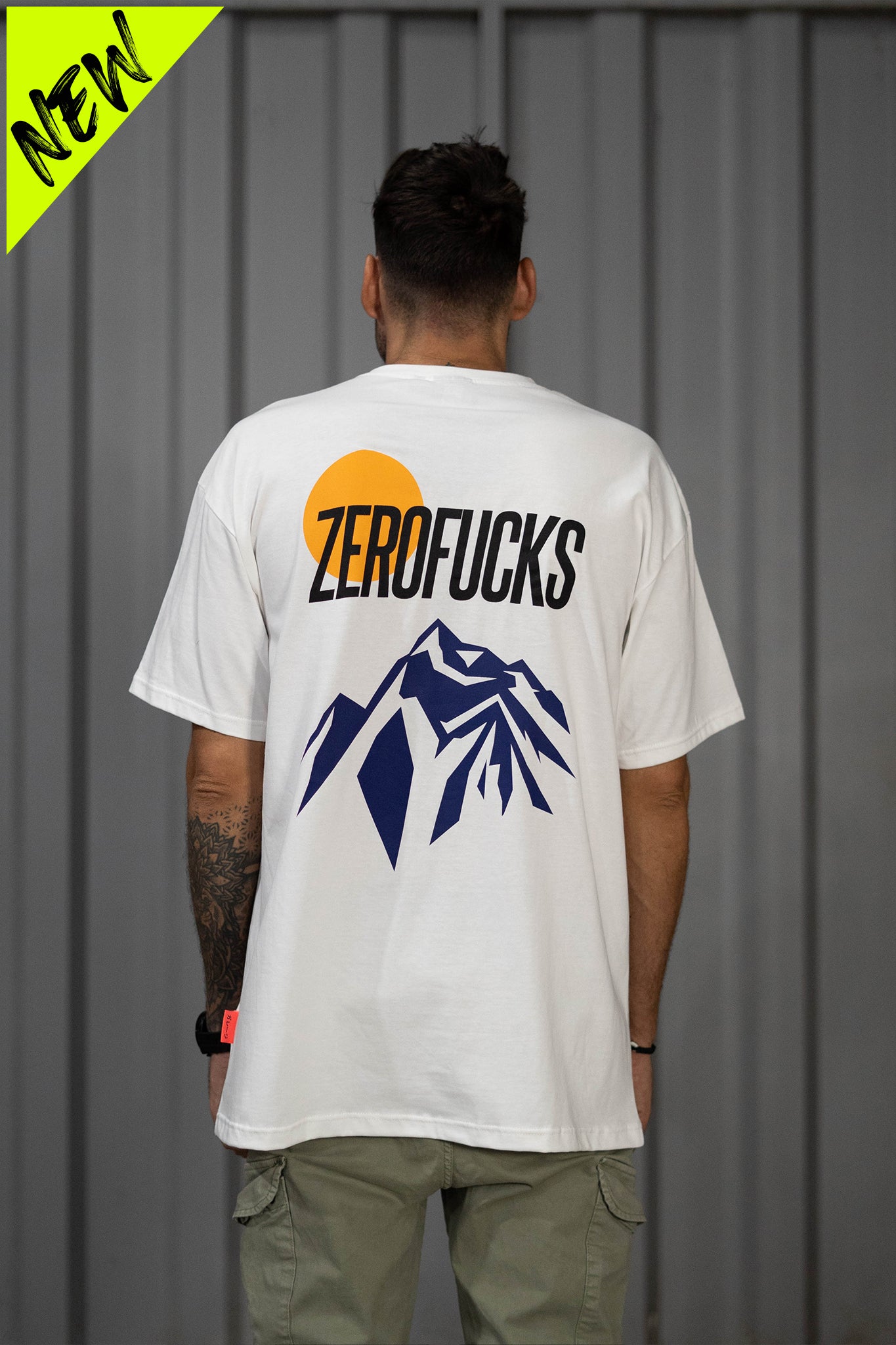 T-shirt Zerofucks - Mountain Orange