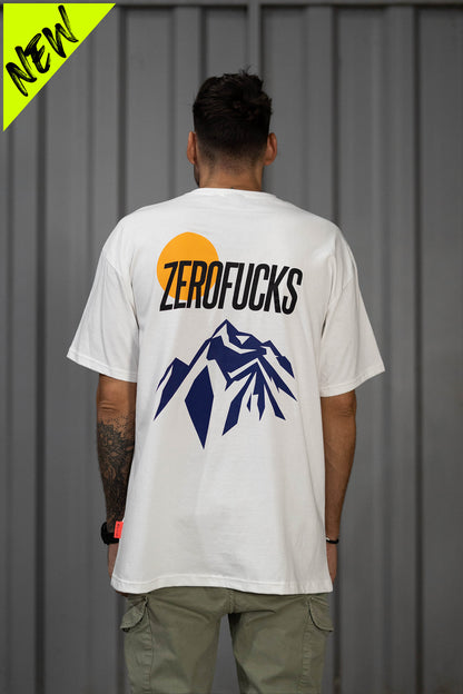 T-shirt Zerofucks - Mountain Orange