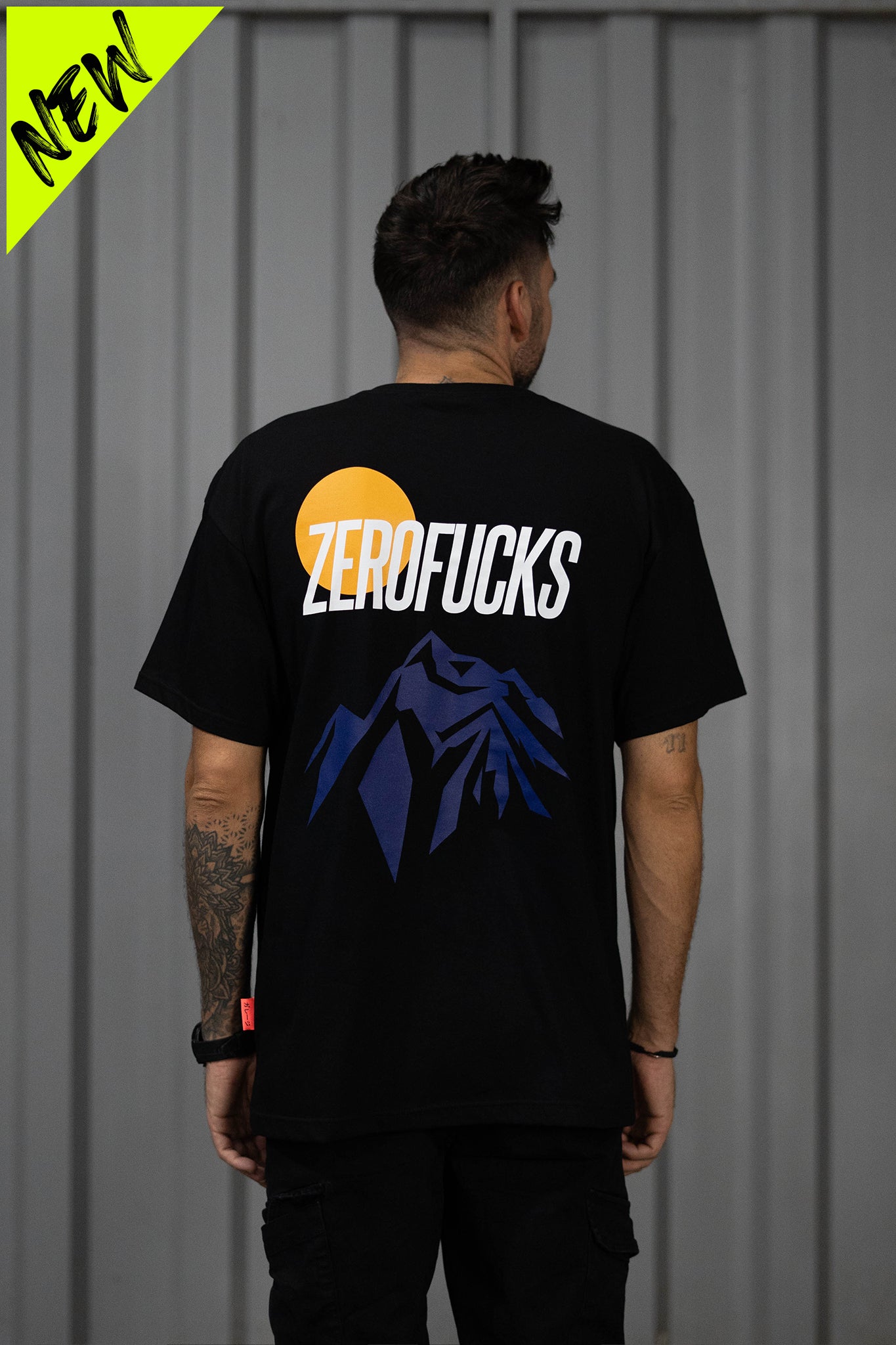T-shirt Zerofucks - Mountain Orange