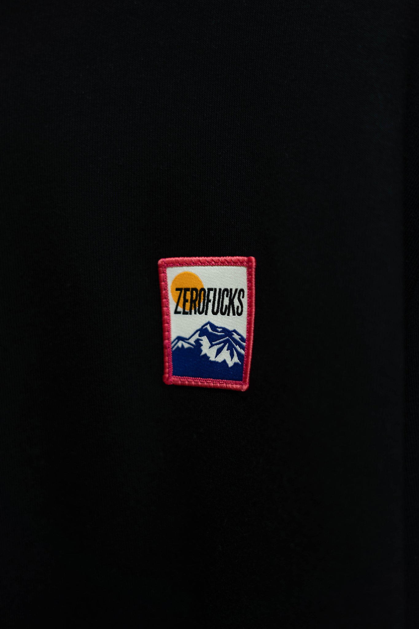 Relaxed Hoodie Mountain Orange Patch