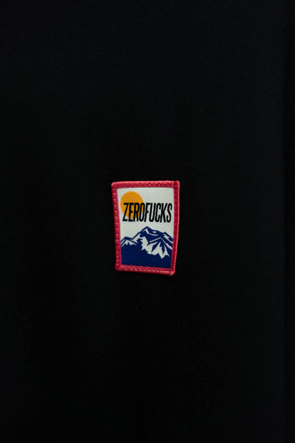 Relaxed Hoodie Mountain Orange Patch