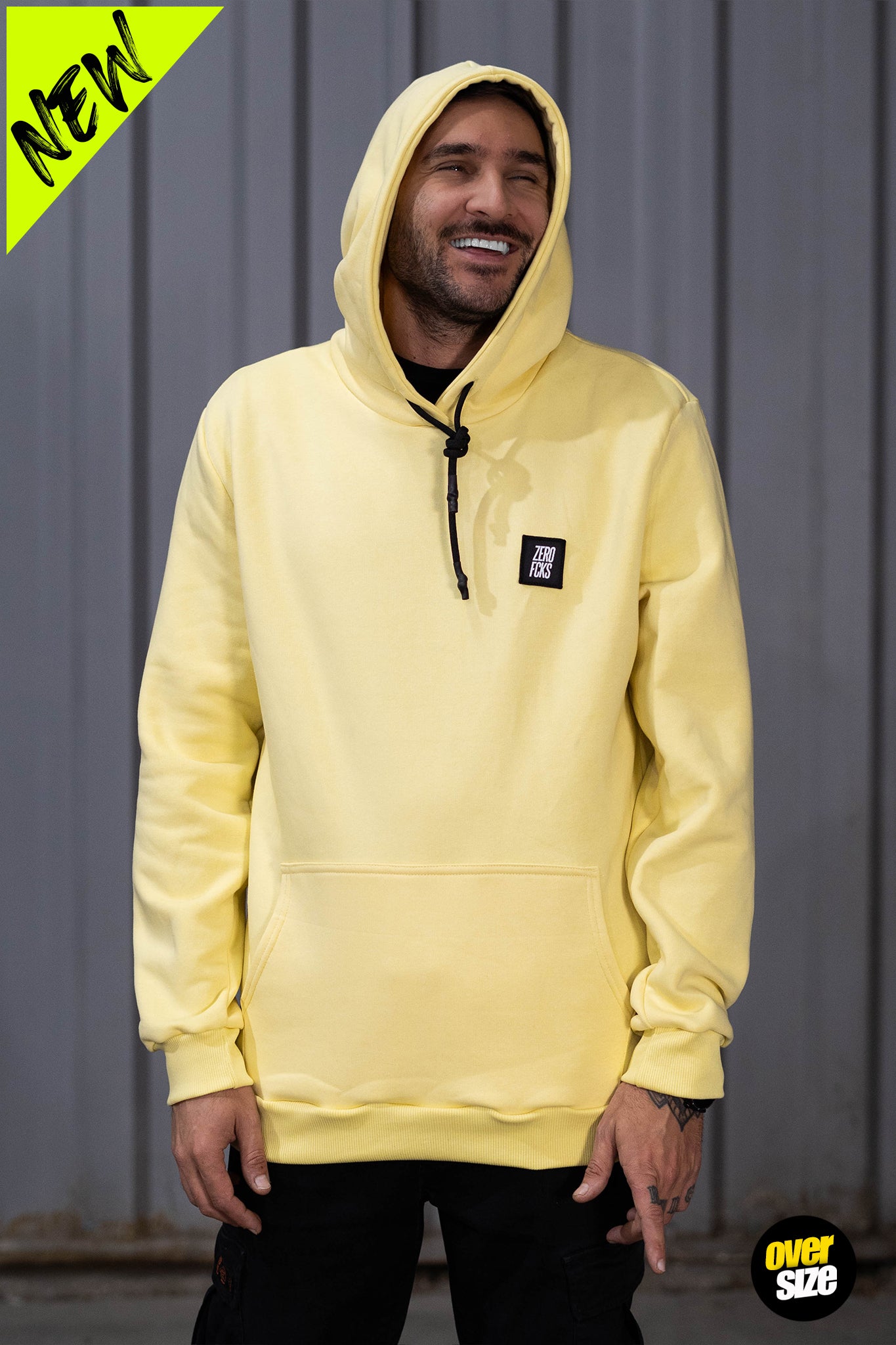 Ralaxed Hoodie Zerofcks Vertical Patch